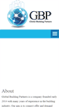 Mobile Screenshot of globalbuildingpartners.com